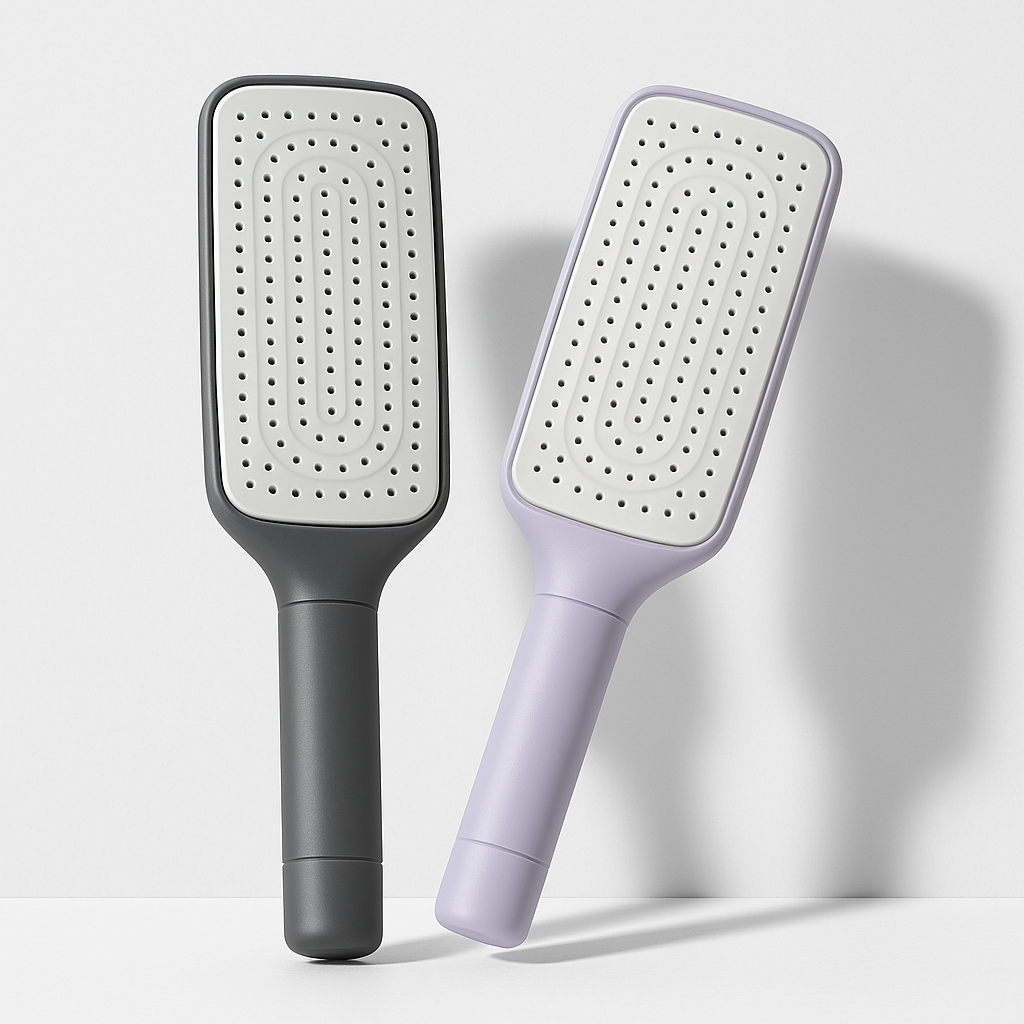 self cleaning hairbrush